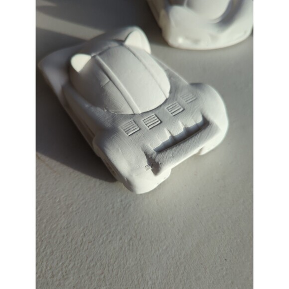 Lot of 4 Bisque Imports Ceramic, Ready to Paint Super Sports Car - Picture 5 of 6